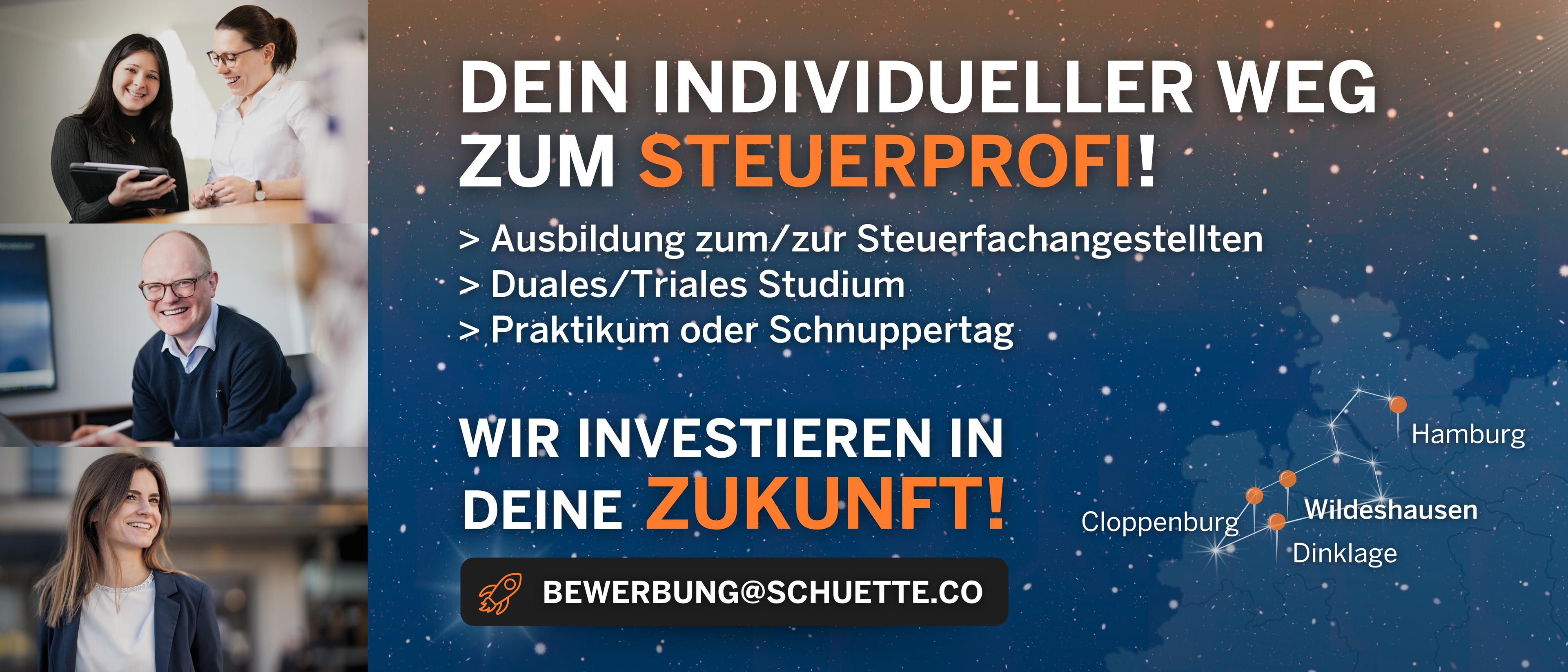 Ausbildung oder duales/triales Studium zum Steuerfachangestellten (m/w/d)